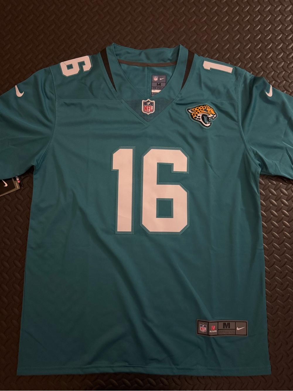 Jacksonville Jaguars #16 Teal Men's Custom NFL Jersey